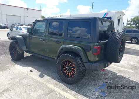 2021 Jeep Wrangler Unlimited Rubicon 4X4 из США, поврежденный, VIN 1C4HJXFG6MW599051